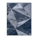 Ver imagem 1 de Passadeira Sala Antiderrapante Geométrico Belga Domani:Cristal Azul/0,50x0,80m