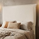Ver imagem 7 de Cabeceira para Cama Box Casal Padrão Virella 140cm Moderna com Frame Linho Bege Claro - Desk Design