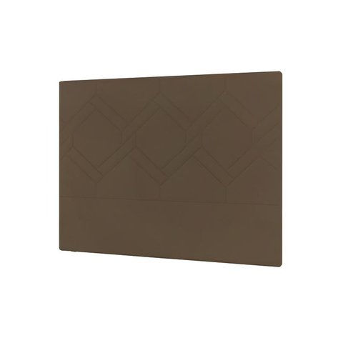 Cabeceira Lima Plus Queen 1600mm Suede Marrom Taupe - Simbal