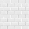 Papel de Parede Adesivo Azulejo Tijolinho Branco - 1