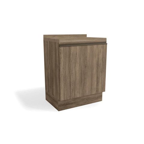 Balcão de Cozinha Modulado Maxxi G744 2 Portas c/ Tampo Nogal - Kappesberg