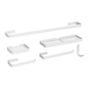 Ver imagem 1 de Kit Acessórios para Banheiro Branco 6 Peças