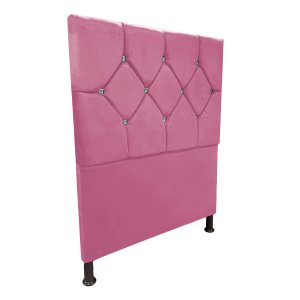 Cabeceira de Cama Box Solteiro Estofada Maju - Cores