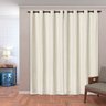 Cortina Blackout PVC com Voil xadrez Bege Corta Luz 2,80M x 2,30M - 1