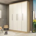 Ver imagem 1 de Roupeiro Modulado 160cm 4 Portas 3 Peças Selene Soluzione Móveis