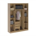 Ver imagem 5 de Roupeiro Modulado 160cm 4 Portas 3 Peças Selene Soluzione Móveis