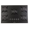 Cooktop Fornello 5 Bocas Preto Mega Chama à Gás - 1