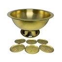 Ver imagem 1 de Kit Festa Champanheira e Porta Copos Inox Dourado Fineza