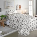 Ver imagem 2 de Jogo de Cama Solteiro 180 Fios Fiori - Borboleta (7380)