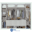 Ver imagem 3 de Guarda-Roupa Casal 6 Portas 6 Gavetas Reali New Lopas