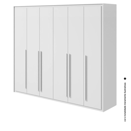 Guarda-Roupa Casal 6 Portas 6 Gavetas Reali New Lopas - 1 Guarda-Roupa Casal 6 Portas 6 Gavetas Reali New Lopas - 1