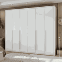 Ver imagem 2 de Guarda-Roupa Casal 6 Portas 6 Gavetas Reali New Lopas