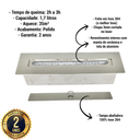 Ver imagem 5 de Queimador Ecológico A Álcool Ou Etanol 40cm Inox