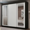 Ver imagem 1 de Guarda-roupa Casal Madesa Kansas 3 Portas de Correr com Espelhos 3 Gavetas