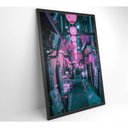 Ver imagem 5 de Quadro Viela Japão 80x120 Cm Vidro Impresso