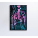 Ver imagem 2 de Quadro Viela Japão 80x120 Cm Vidro Impresso