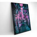 Ver imagem 4 de Quadro Viela Japão 80x120 Cm Vidro Impresso