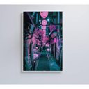 Ver imagem 1 de Quadro Viela Japão 80x120 Cm Vidro Impresso