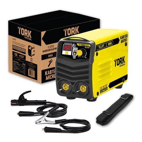 Maquina de Solda Inversora Bivolt Kab 150 Micro Tig Tork