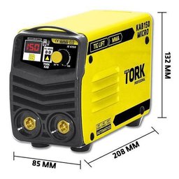 Maquina de Solda Inversora Bivolt Kab 150 Micro Tig Tork - 3