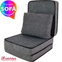 Ver imagem 4 de Puff com Travesseiro Solteiro Multiuso 3 em 1 BF Colchões