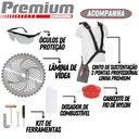 Ver imagem 6 de Roçadeira Kawashima Premium Kw5200l 52cc 2t com Acessórios
