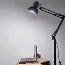 Ver imagem 2 de Luminaria Abajur Chao Articulada Metal E27 Iluminaçao Mesa Sofa Quarto Sala Trabalho Estudos Home