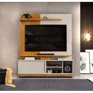 Estante Home Theaters para Salas Atenas C/pés - Élpis Móveis - Bali/cedro