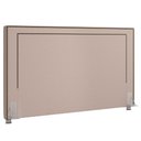 Ver imagem 1 de Cabeceira Cama Box Casal King 195cm Mali P02 Linho Bege Cru - Mpozenato