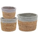 Ver imagem 1 de Kigali Cesta Fibra Natural 3pç