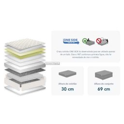 Colchão Casal Simmons D30 30x138x188cm com Molas Ensacadas - 2 Colchão Casal Simmons D30 30x138x188cm com Molas Ensacadas - 2