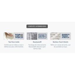 Colchão King Simmons Super D30 30x193x203cm com Molas Ensacadas - 3