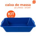 Ver imagem 2 de Kit 15 Caixas de Massa Azul 20 Litros Afort