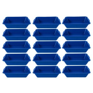 Kit 15 Caixas de Massa Azul 20 Litros Afort