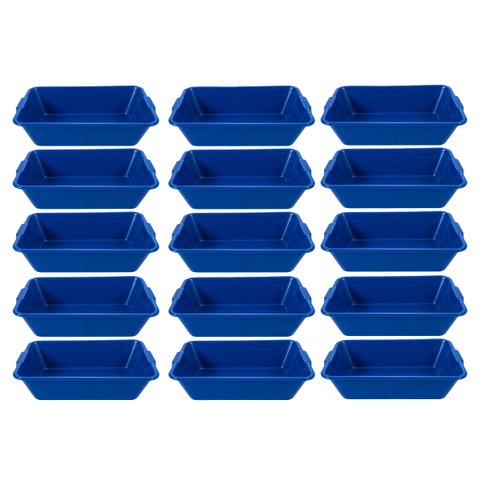 Kit 15 Caixas de Massa Azul 20 Litros Afort