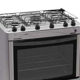 Fogão Agata Inox 5 Bocas, Acendimento Automático Total, Forno Limpa Fácil - Esmaltec Bivolt - 2