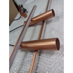 Pendente Moderno Slim Luxo para 2 Mini Dicroicas + 2 Perfis Led Integrado 1,00m - Grafite - 9