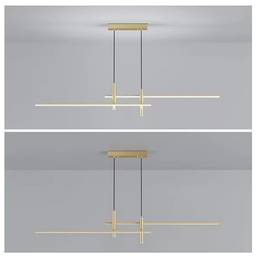 Pendente Moderno Slim Luxo para 2 Mini Dicroicas + 2 Perfis Led Integrado 1,00m - Grafite - 6