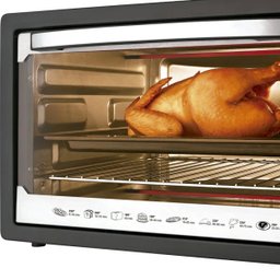Forno Elétrico Inox 42 Litros, 1700W de Potência, Função Timer 90 Minutos e Multifunções - 3