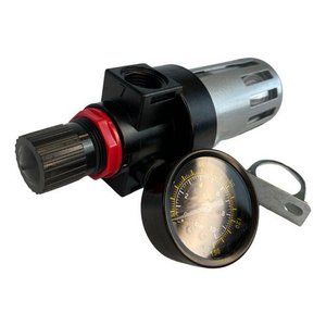 Filtro e Regulador de Pressão 1/2npt 10 Bar em Aluminio