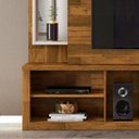 Ver imagem 2 de Home para Tv até 70" 2 Portas e Led Domus - Dj Móveis Demolição Off White