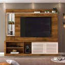 Ver imagem 1 de Home para Tv até 70" 2 Portas e Led Domus - Dj Móveis Demolição Off White