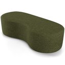 Ver imagem 2 de Puff Decorativo Orgânico para Living Quarto 140cm Orbit W01 Linho Verde - Lyam Decor