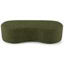 Ver imagem 3 de Puff Decorativo Orgânico para Living Quarto 140cm Orbit W01 Linho Verde - Lyam Decor