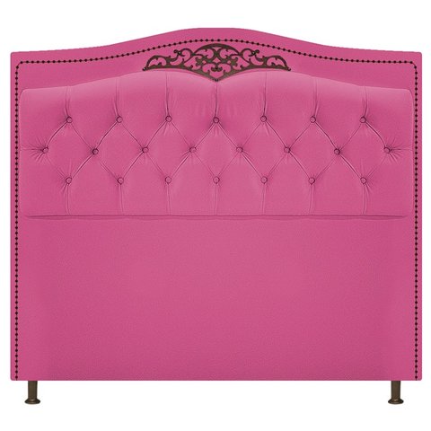 Cabeceira Imperio 100 cm Suede Pink