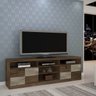 Rack para TV até 60 Polegadas 2 Portas Flex Pinheiros Cacau/Grigio Jcm - 2