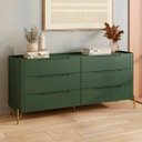 Ver imagem 1 de Cômoda com 6 Gavetas em Mdf – 178x81,5x48 Cm – Acabamento premium