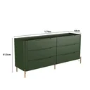 Ver imagem 2 de Cômoda com 6 Gavetas em Mdf – 178x81,5x48 Cm – Acabamento premium