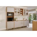 Ver imagem 1 de Cozinha Modulada Mgm 5 Peças Brilhante C5p161 Cinamomo/off