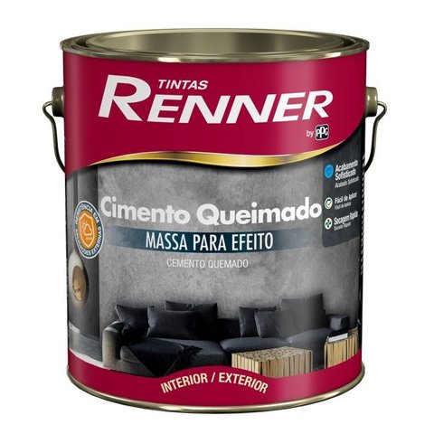 Massa Cimento Queimado 5kg Renner - Neblina Serrana
